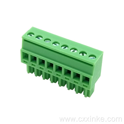 3.81mm pitch side vertical plug-in terminal socket plug